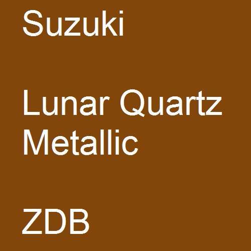 Suzuki, Lunar Quartz Metallic, ZDB.